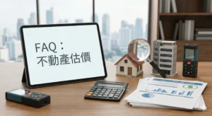 專業不動產估價服務示意圖。展示如何透過精確的鑑價報告,評估土地整合開發與都更、危老重建前後的權利價值變化。此估價數據是進行申辦土地使用變更繳納回饋金,以及後續土地、店面、商辦仲介買賣租賃定價的重要依據,確保資產交易的公平性與獲利最大化。